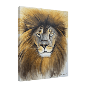 Quadro Decorativo Ruja o Leão | Gabriela Mongruel - Meu Rodapé