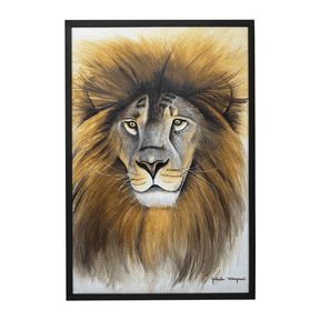Quadro Decorativo Ruja o Leão | Gabriela Mongruel - Meu Rodapé