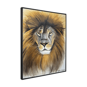 Quadro Decorativo Ruja o Leão | Gabriela Mongruel - Meu Rodapé