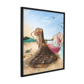 Quadro Decorativo Sereia 3 | Uau Kifofo - Meu Rodapé
