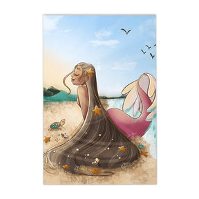 Quadro Decorativo Sereia 3 | Uau Kifofo - Meu Rodapé