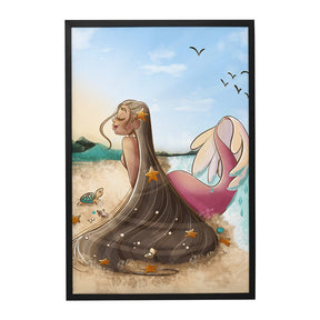 Quadro Decorativo Sereia 3 | Uau Kifofo - Meu Rodapé
