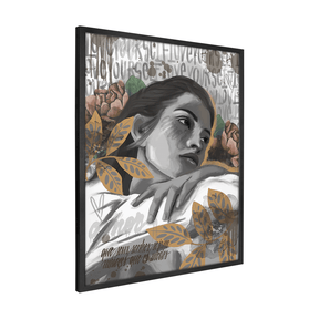 Quadro Decorativo Sonhadora | Agatha de Faveri - Meu Rodapé