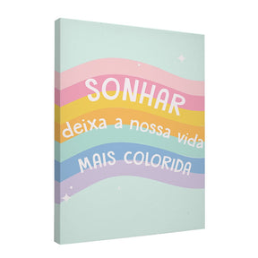 Quadro Decorativo Sonhar | Aline Gomes Gonçalves - Meu Rodapé