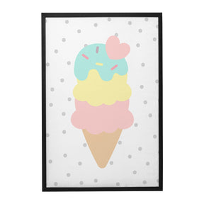 Quadro Decorativo Sorvete | Aline Gomes Gonçalves - Meu Rodapé