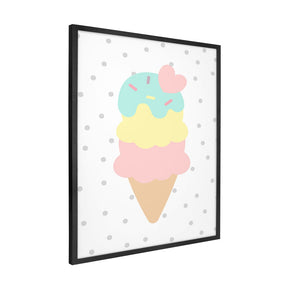 Quadro Decorativo Sorvete | Aline Gomes Gonçalves - Meu Rodapé