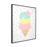 Quadro Decorativo Sorvete | Aline Gomes Gonçalves - Meu Rodapé