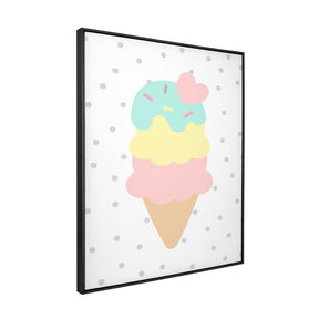 Quadro Decorativo Sorvete | Aline Gomes Gonçalves - Meu Rodapé