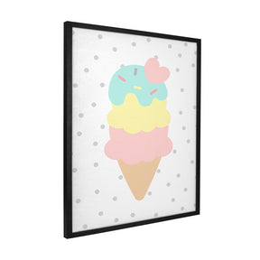 Quadro Decorativo Sorvete | Aline Gomes Gonçalves - Meu Rodapé