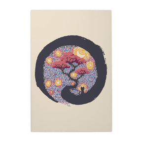 Quadro Decorativo Sumie Starry Night Cat | Tobias Fonseca - Meu Rodapé