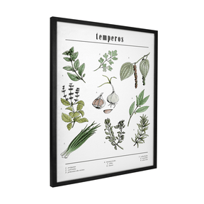 Quadro Decorativo Temperos | Chrystian Perottoni - Meu Rodapé