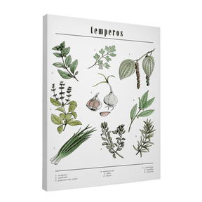 Quadro Decorativo Temperos | Chrystian Perottoni - Meu Rodapé