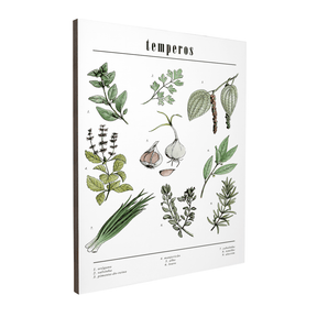 Quadro Decorativo Temperos | Chrystian Perottoni - Meu Rodapé