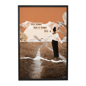 Quadro Decorativo Tempo | Gabriela Cidade Borges - Meu Rodapé