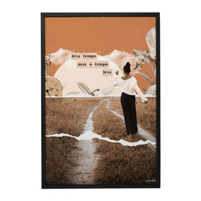 Quadro Decorativo Tempo | Gabriela Cidade Borges - Meu Rodapé