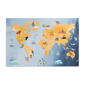 Quadro Decorativo Ver o Mundo | Alimari - Meu Rodapé