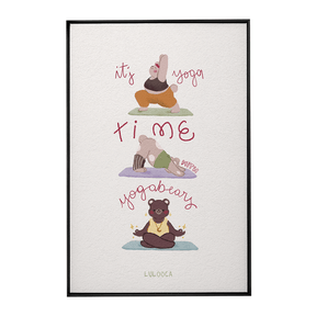 Quadro Decorativo Yoga Bears | Luana Gurgel - Meu Rodapé
