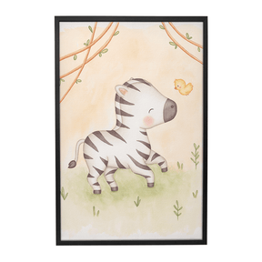 Quadro Decorativo Zebra | Daiane Barbosa - Meu Rodapé