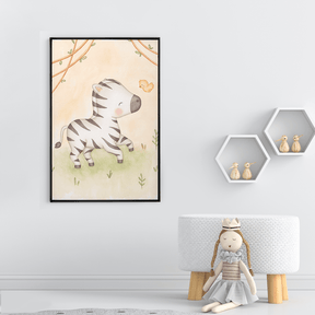 Quadro Decorativo Zebra | Daiane Barbosa - Meu Rodapé