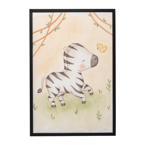 Quadro Decorativo Zebra | Daiane Barbosa - Meu Rodapé