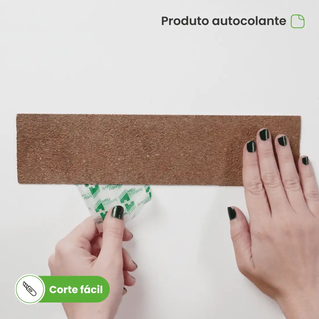 Revestimento Tijolinho Autocolante em Pedra Flexível-Meu-Rodape--