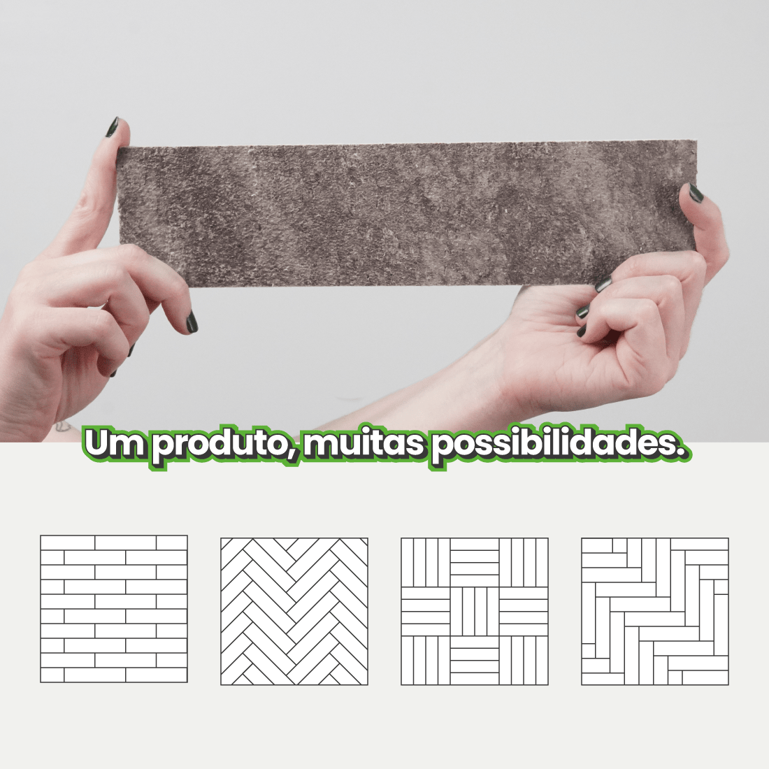 Revestimento Tijolinho Autocolante em Pedra Flexível - Meu Rodapé