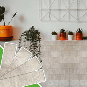 Revestimento Tijolinho Autocolante em Pedra Flexível - Meu Rodapé