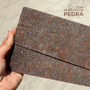 Revestimento Tijolinho Autocolante em Pedra Flexível - Meu Rodapé