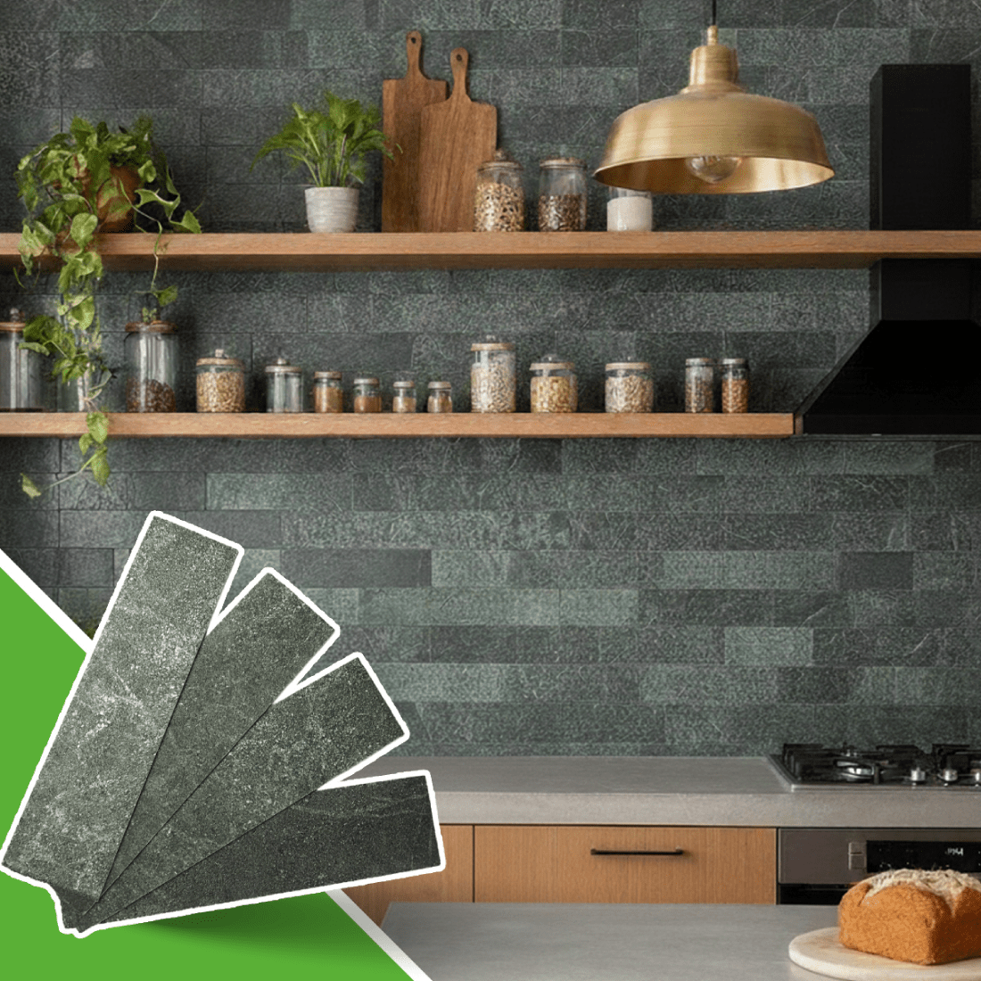 Revestimento Tijolinho Autocolante em Pedra Flexível - Meu Rodapé