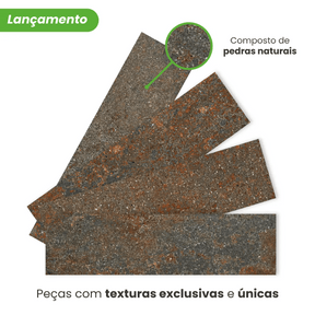 Revestimento Tijolinho Autocolante em Pedra Flexível - Meu Rodapé