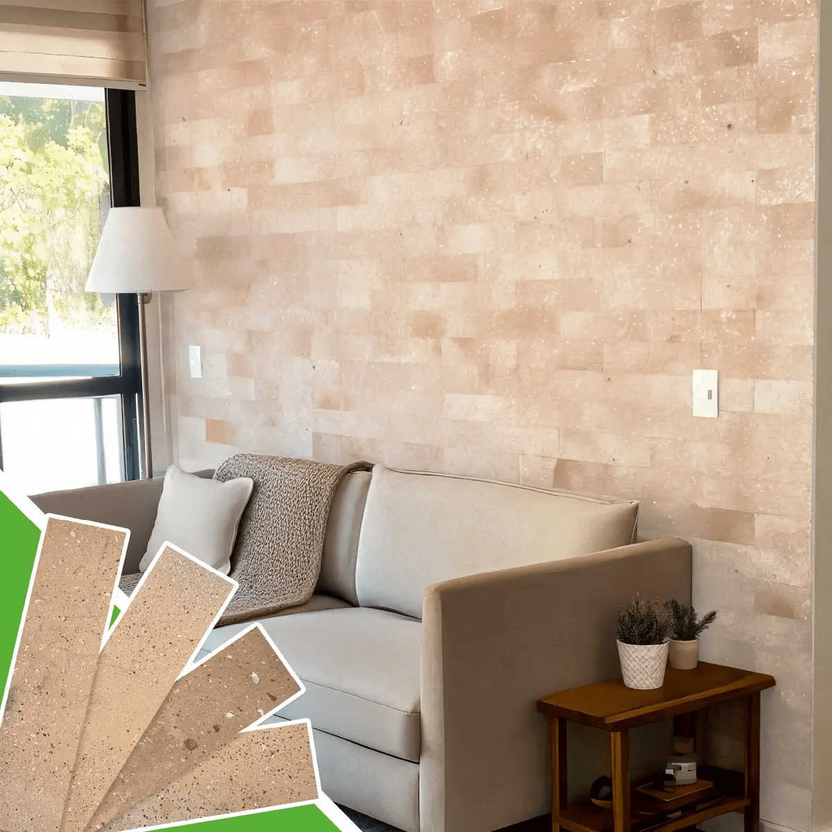 Revestimento Tijolinho Autocolante em Pedra Flexível - Meu Rodapé