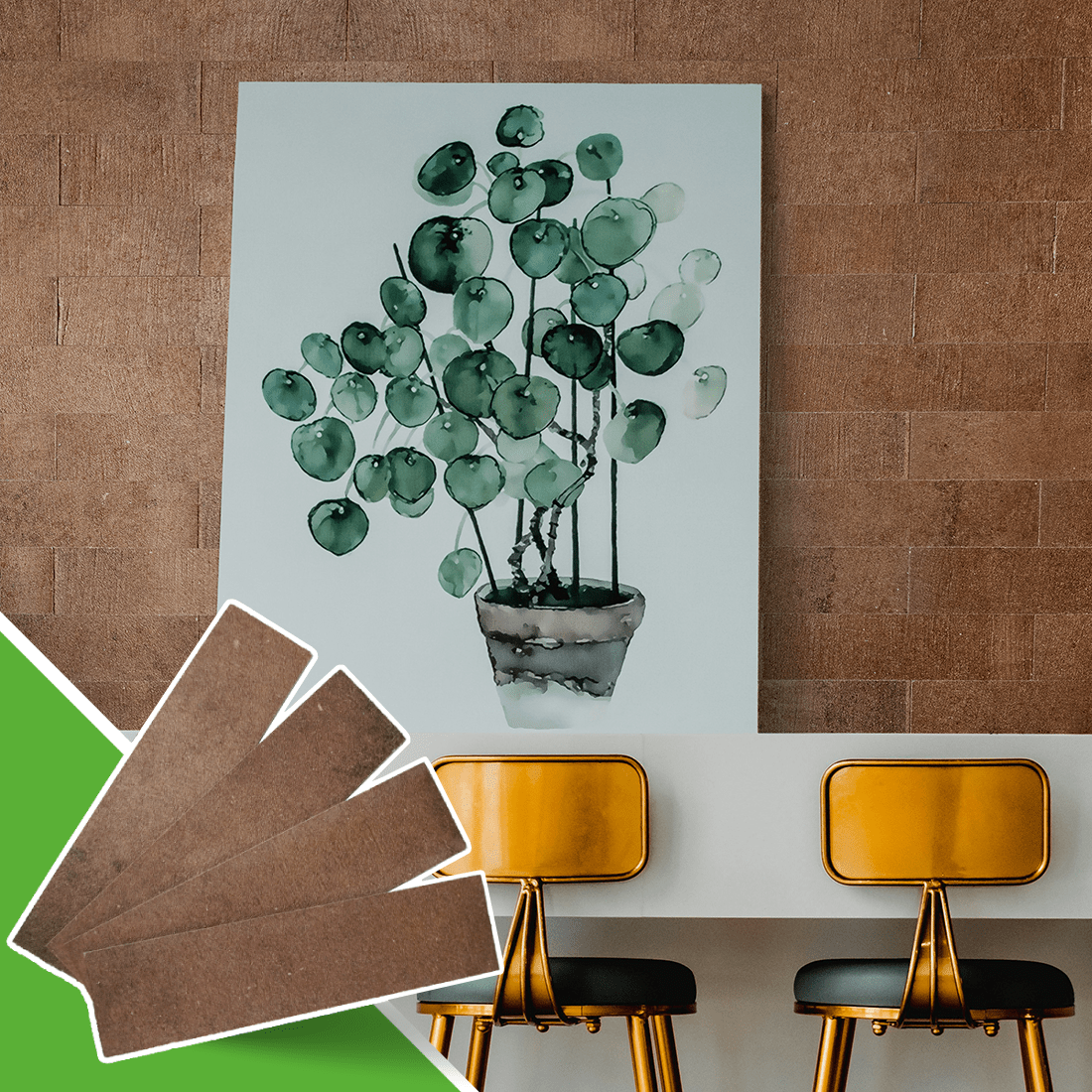 Revestimento Tijolinho Autocolante em Pedra Flexível - Meu Rodapé