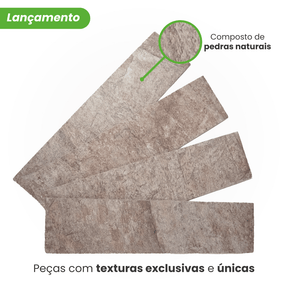 Revestimento Tijolinho Autocolante em Pedra Flexível - Meu Rodapé