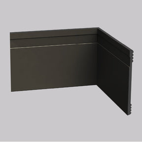 Rodapé de Poliestireno Frisado | Barra de 2 metros - Meu Rodapé