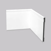 Rodapé de Poliestireno Frisado | Barra de 2 metros-Meu-Rodape-Branco / 7cm / 1 barra (2 metros)-143000