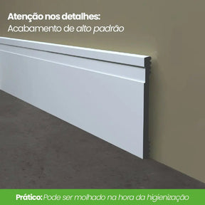 Rodapé de Poliestireno Frisado | Barra de 2 metros-Meu-Rodape--