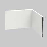 Rodapé de Poliestireno Liso | Barra de 1.8 metros - Meu Rodapé