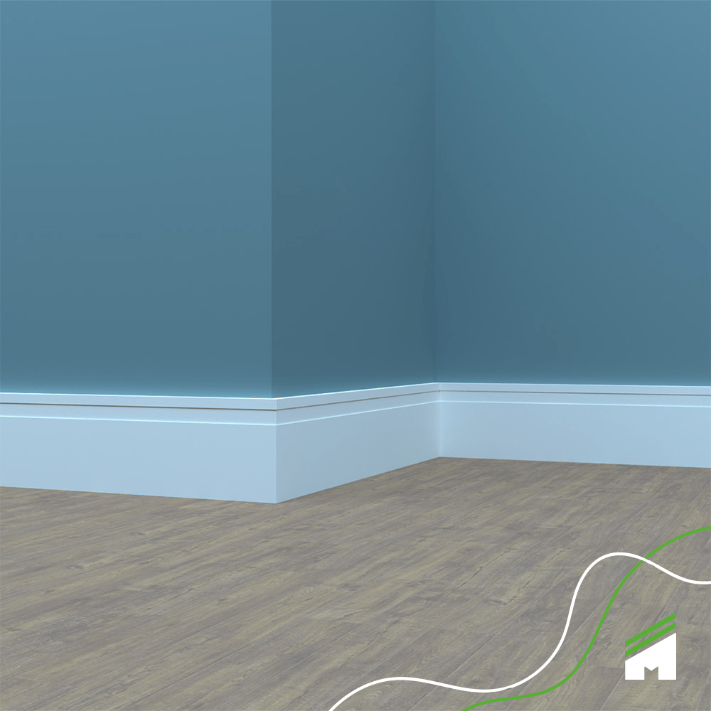 Rodapé Passa fio de EVA Autocolante | RP16 - Meu Rodapé