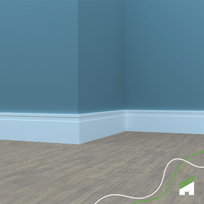 Rodapé Passa fio de EVA Autocolante | RP16 - Meu Rodapé