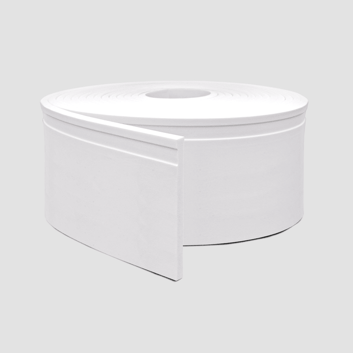 Coleção Forma de rodapé branco nos padrões Classic Pop e Shiplap