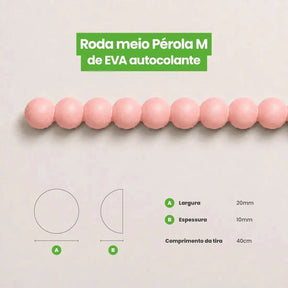 Rodameio Pérola em EVA Autocolante-Meu-Rodape--