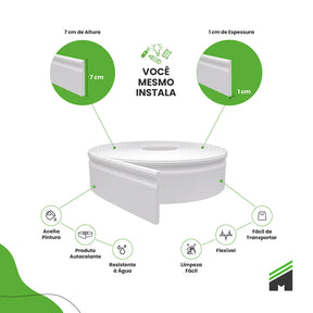Rodapé de EVA Autocolante | RP25-Meu-Rodape--