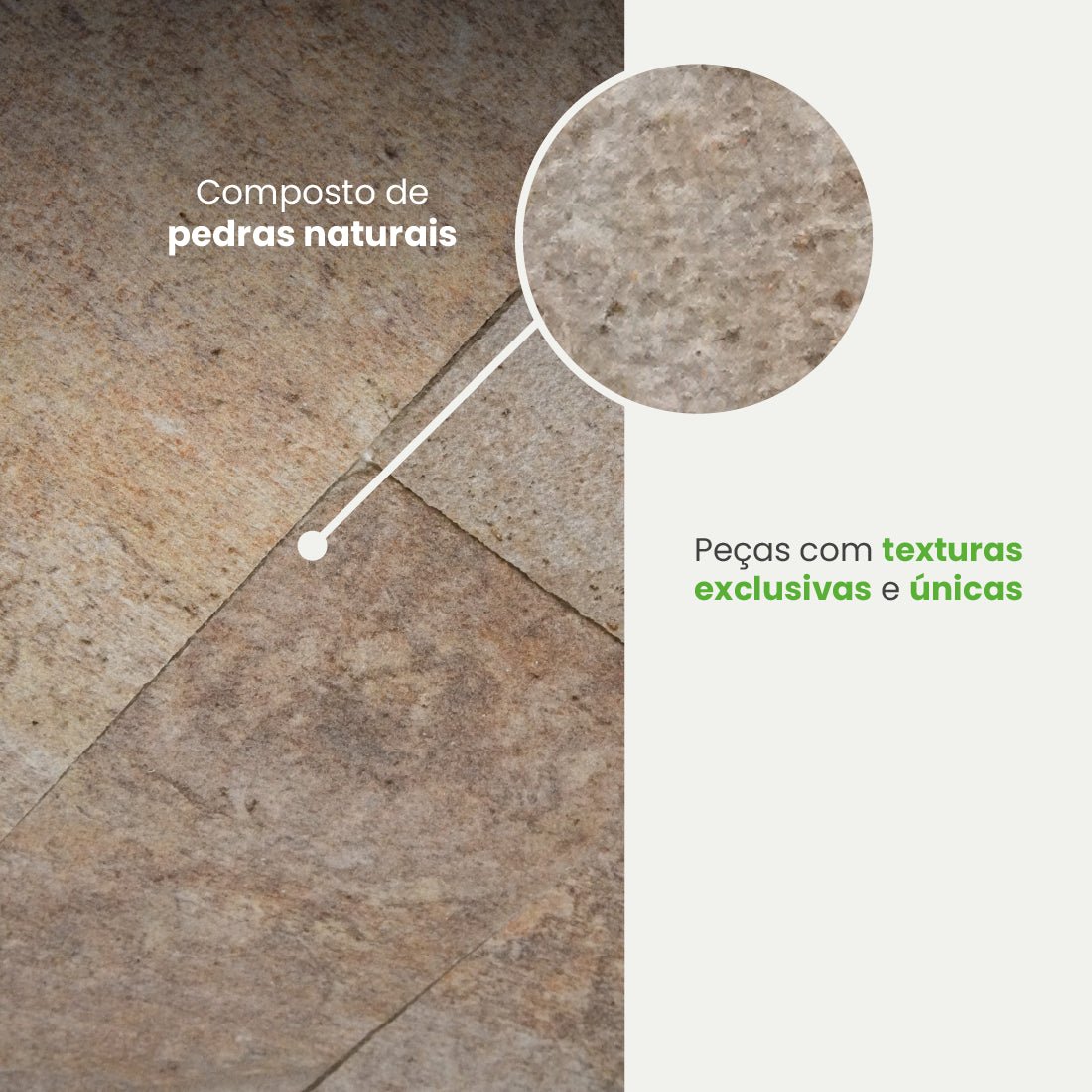 Revestimento Autocolante Coleção Pedras Formato Placa - Meu Rodapé