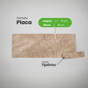 Revestimento Autocolante Coleção Pedras Formato Placa