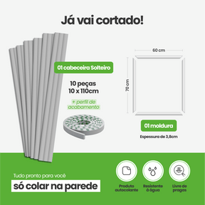 Kit Decoração para Quarto | Linha Decora Fácil - Meu Rodapé