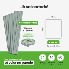 Kit Decoração para Quarto | Linha Decora Fácil - Meu Rodapé