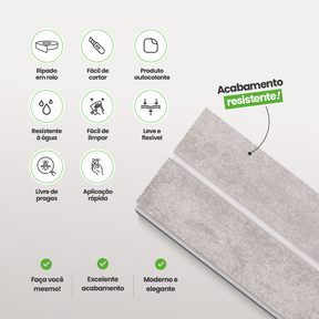 Painel Ripado Laminado Meia Parede | Linha Urban +