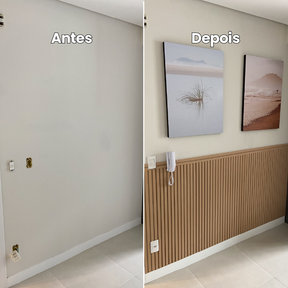 Painel Ripado Laminado de EVA Autocolante | Linha Play