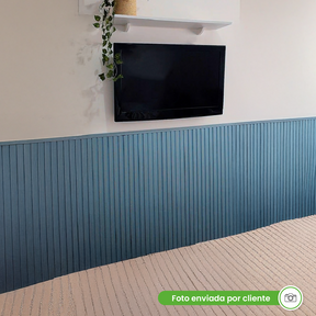 Painel Ripado Laminado de EVA Autocolante | Linha Play