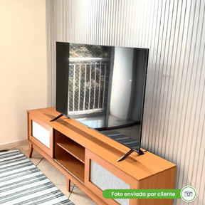 Painel Ripado Laminado de EVA Autocolante | Linha Play-Meu-Rodape--